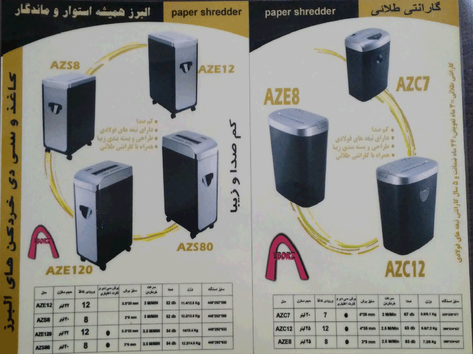 کاغذ خرد کن البرز